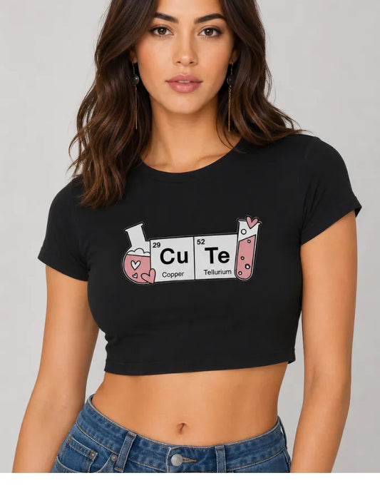 Periodic Table Cute Crop Top