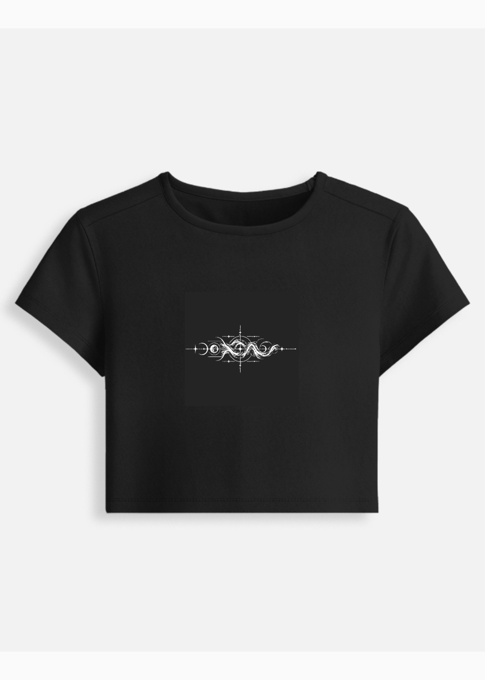 Ethereal Symmetry — Minimalist Baby Tee