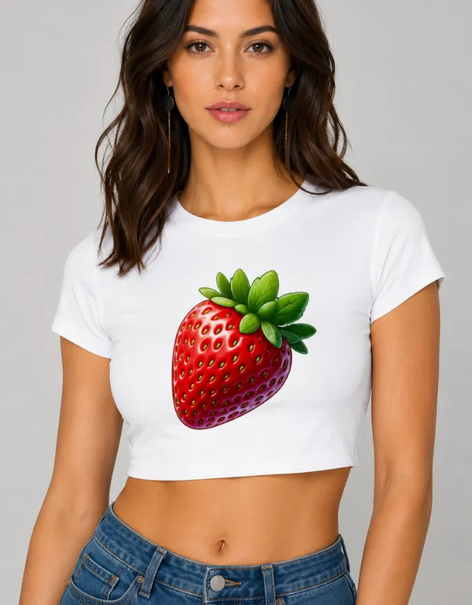 Strawberry Crop Top