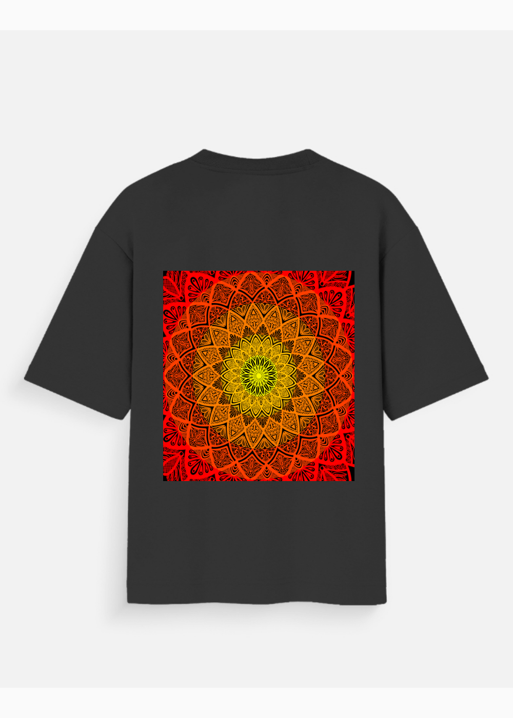sunset inspired mandala