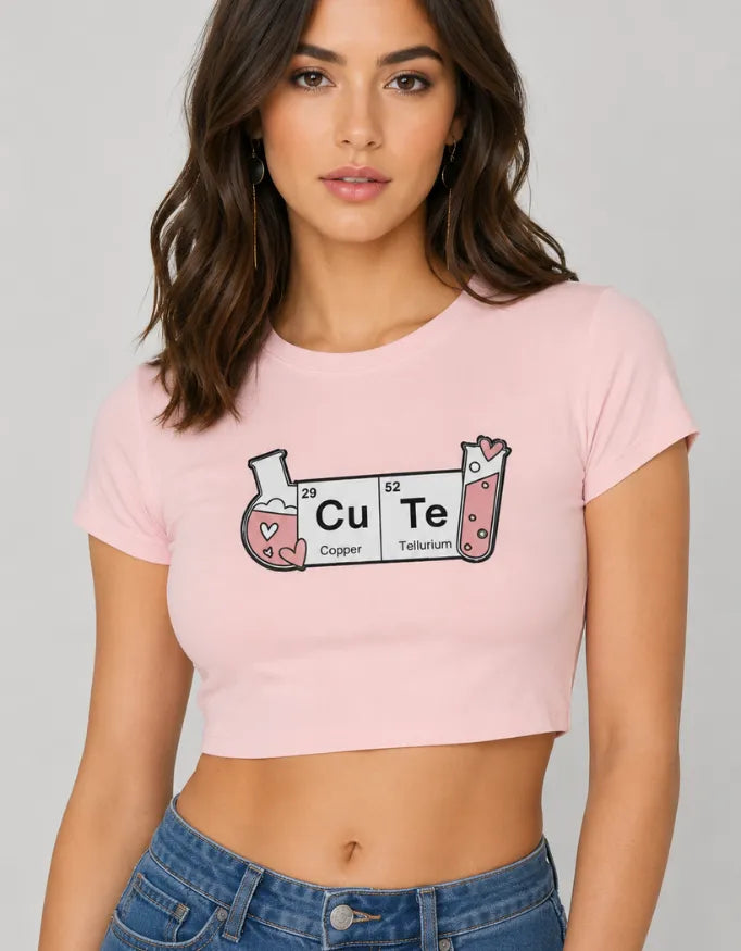 Periodic Table Cute Crop Top