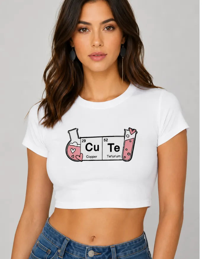 Periodic Table Cute Crop Top