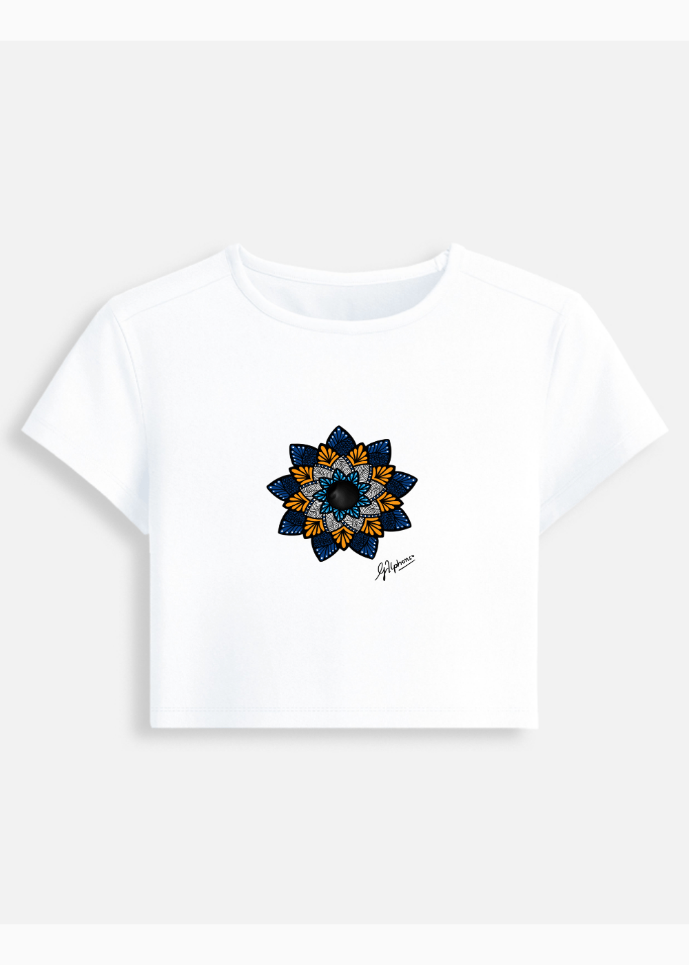 Nazar Mandala Crop Top