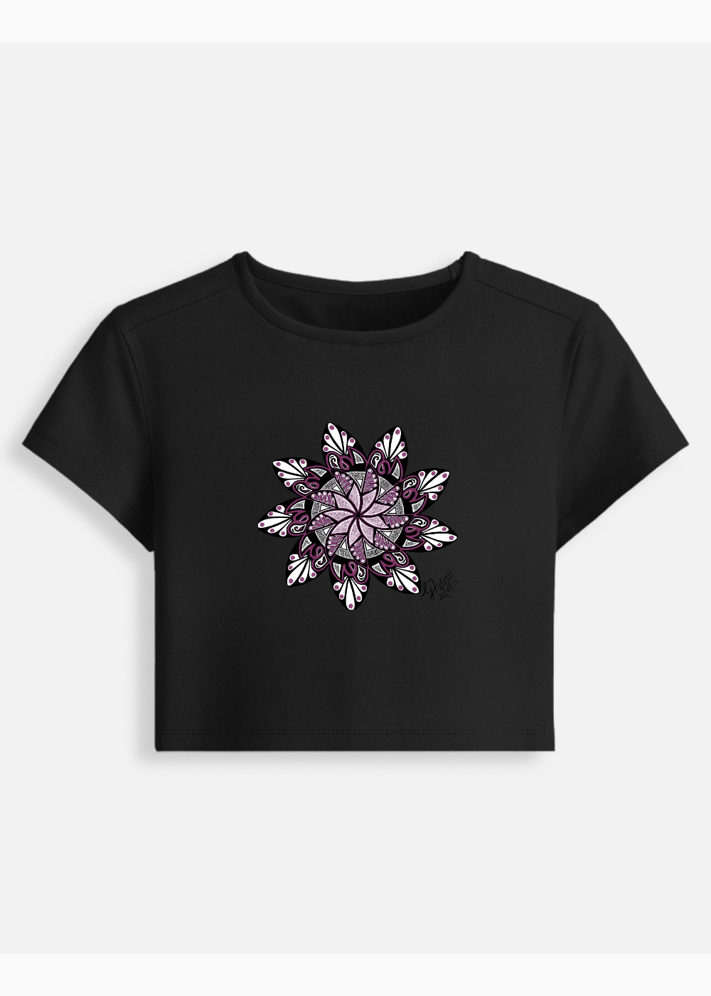 Amethyst Bloom Croptop