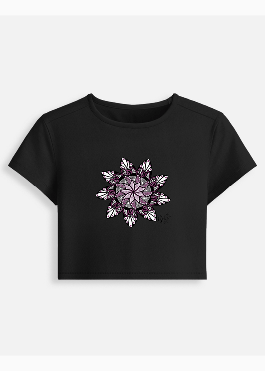Amethyst Bloom Croptop