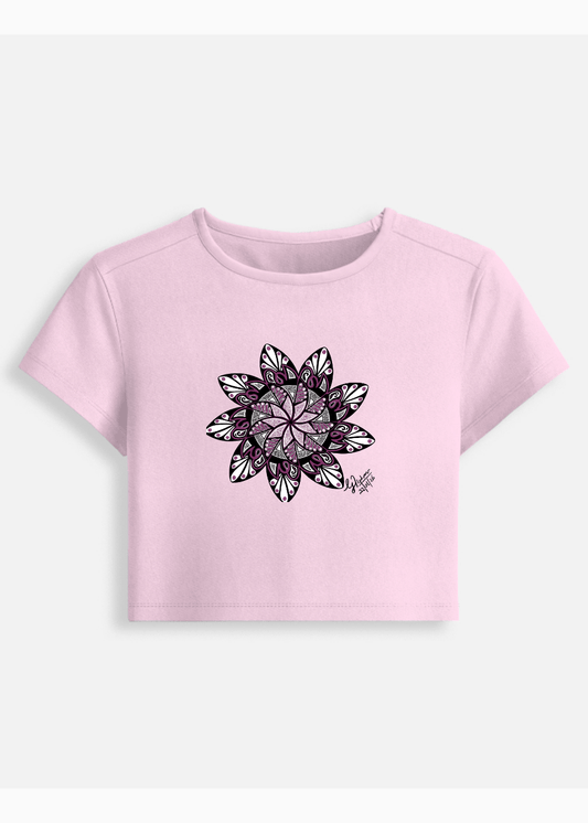 Amethyst Bloom Pink Croptop